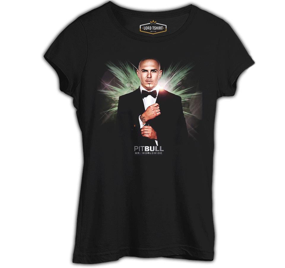 Pitbull Siyah Kadın Tshirt