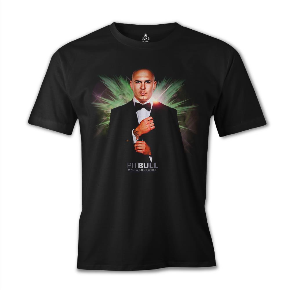 Pitbull Black Men's Tshirt