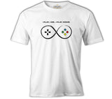 Play and Die White Men's Tshirt