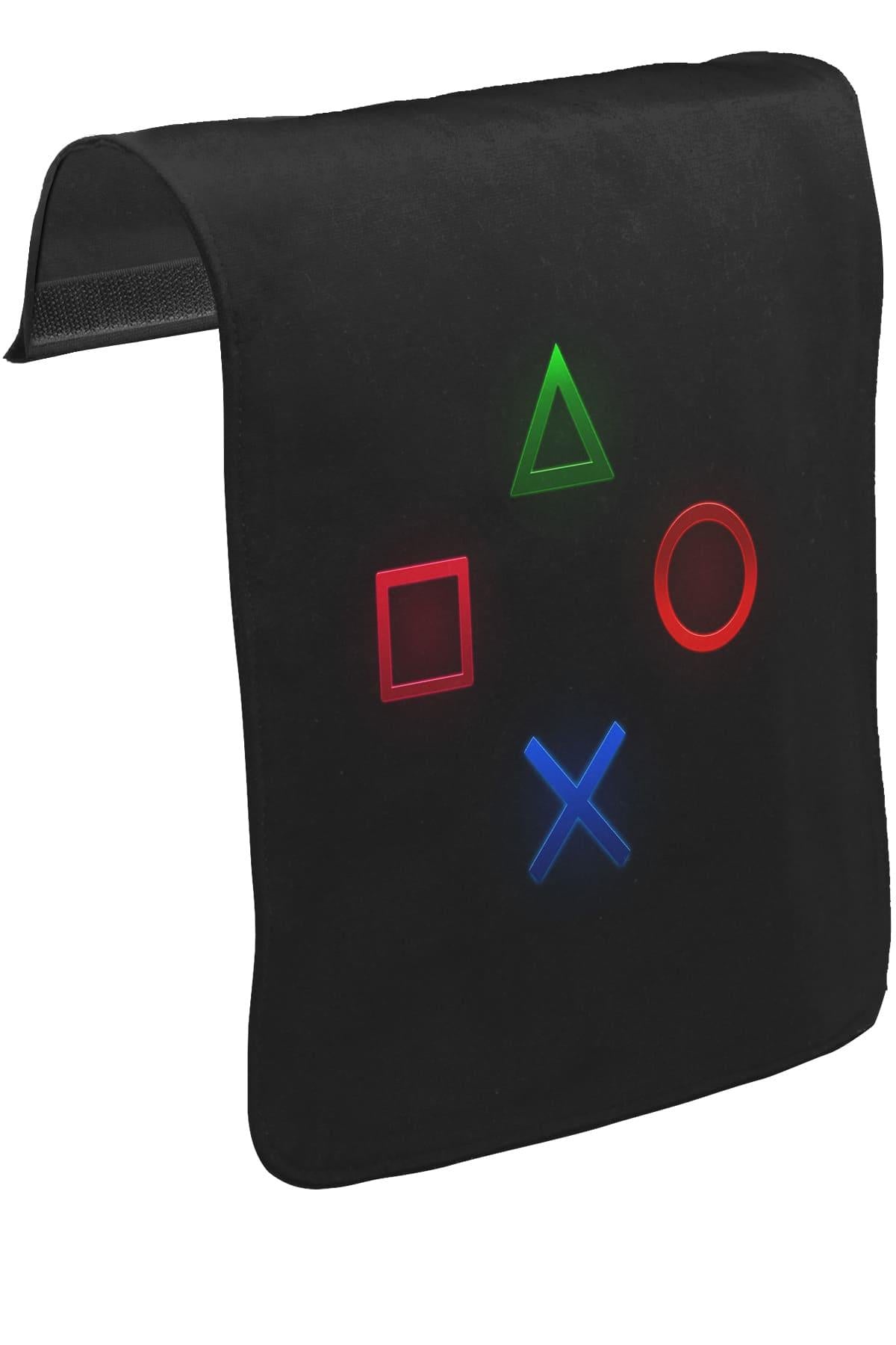 Play Buttons Unisex Siyah Tak-Çıkar Postacı Çanta Kapağı CK-353