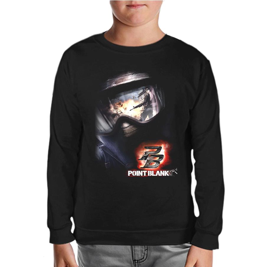 Point Blank Black Kids Sweatshirt