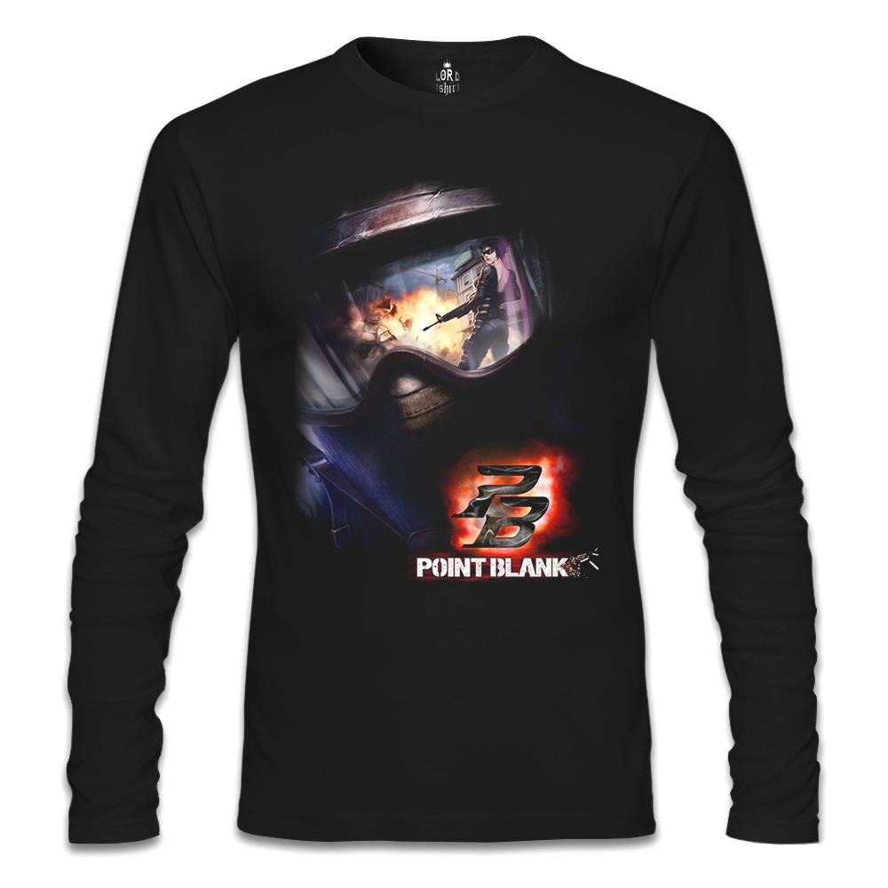 Point Blank Siyah Erkek Sweatshirt