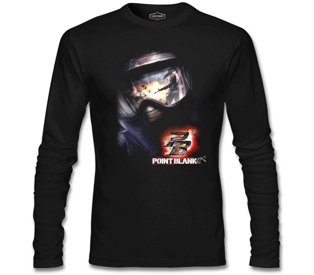 Point Blank Siyah Erkek Sweatshirt