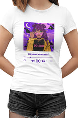 Poison Beyaz Kadın Tshirt