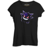 Pokemon Go - Gengar Siyah Bayan Tshirt