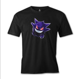 Pokemon Go - Gengar Siyah Erkek Tshirt