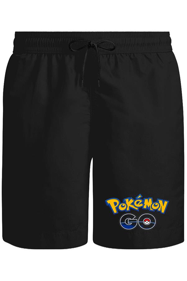 Pokemon Go - Logo Unisex Black Shorts 