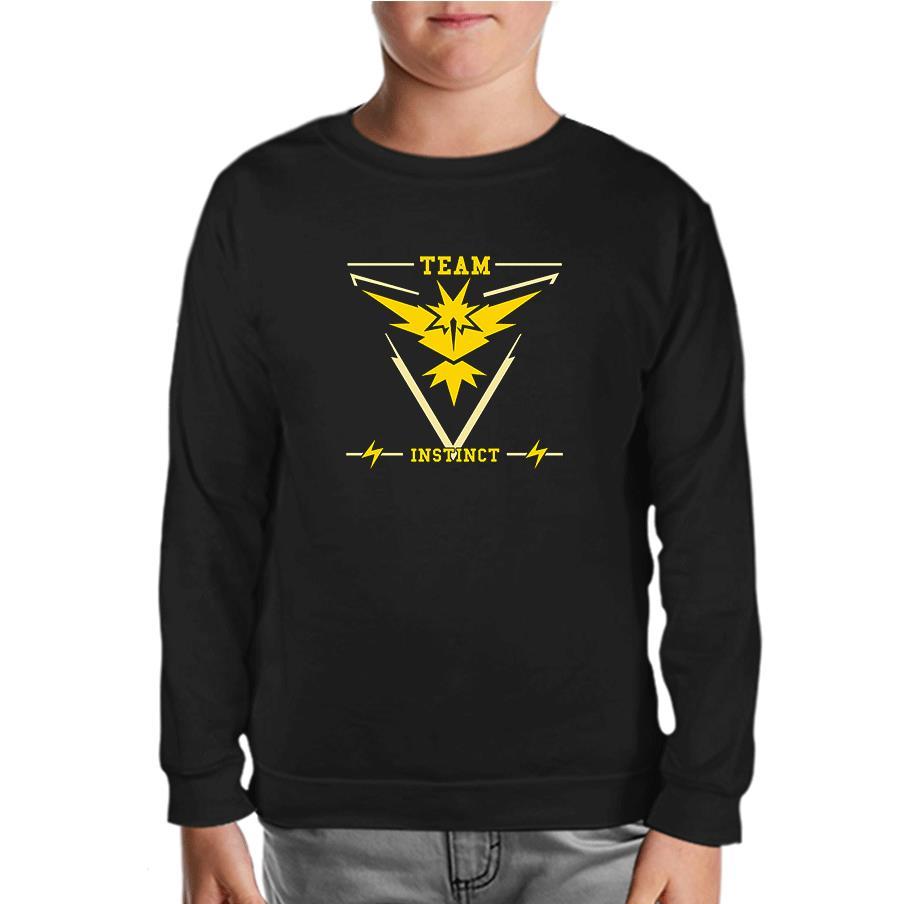 Pokemon Go - Team Instinct Black Kids Sweatshirt