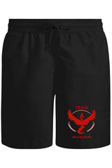 Pokemon Go - Team Valor Unisex Siyah Şort