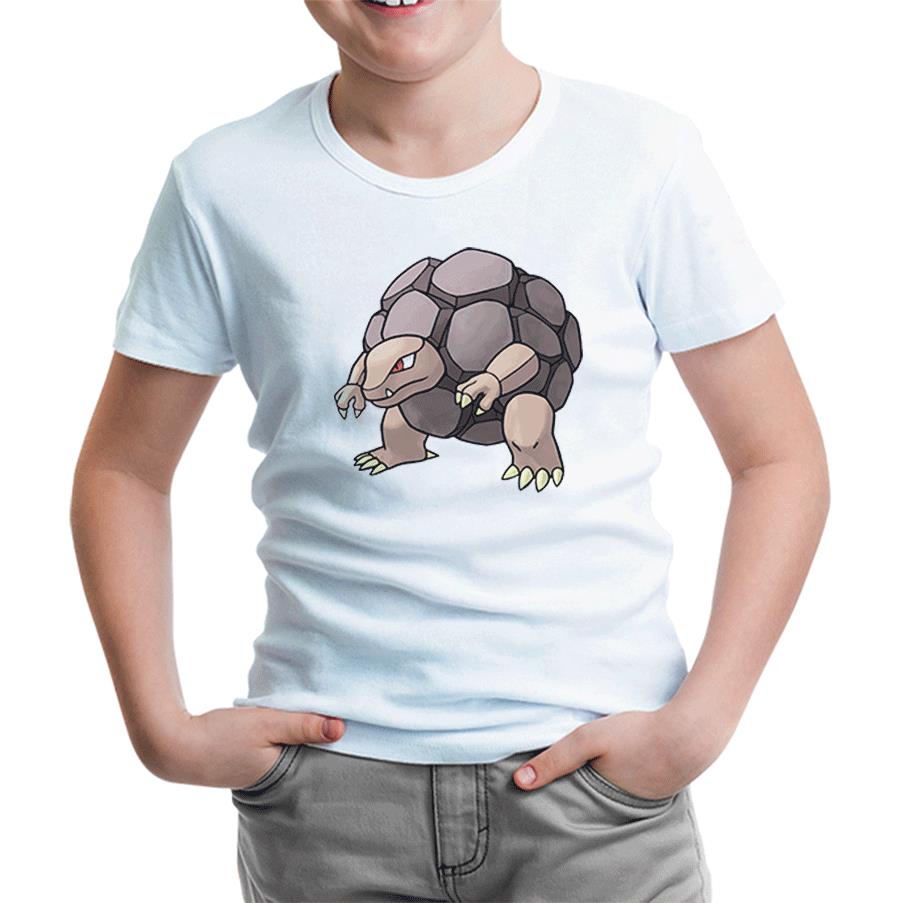 Pokemon - Golem Beyaz Çocuk Tshirt