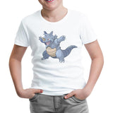 Pokemon - Rhydon Beyaz Çocuk Tshirt