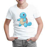 Pokemon - Squirtle Beyaz Çocuk Tshirt