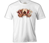 Poker Cards - Born to Lose White Men's Tshirt