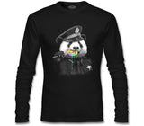 Police Panda Siyah Erkek Sweatshirt