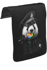 Police Panda Unisex Siyah Tak-Çıkar Postacı Çanta Kapağı CK-748