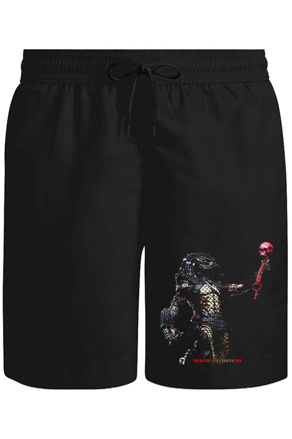 Predator - City Hunter Unisex Siyah Şort