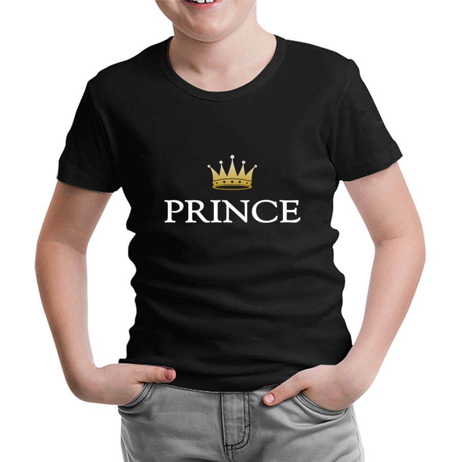 Prince Siyah Çocuk Tshirt