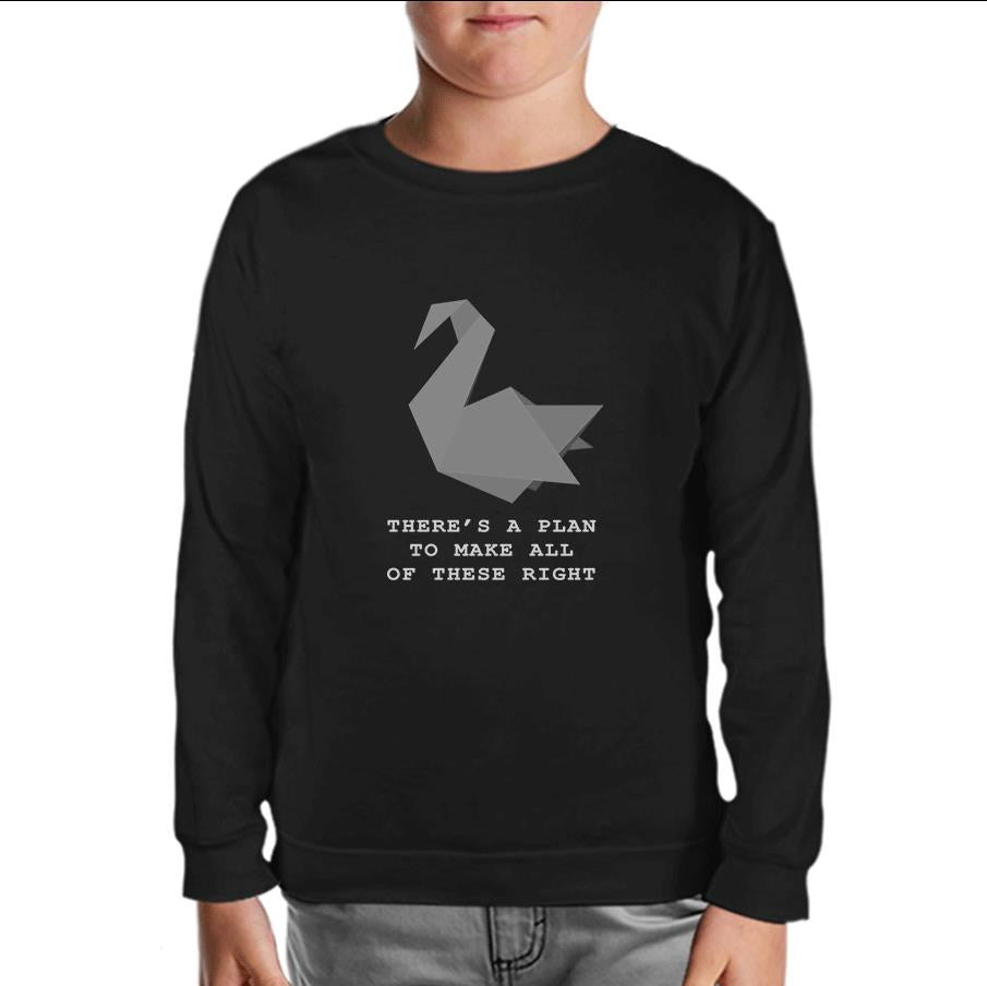 Prison Break - A Plan Black Kids Sweatshirt