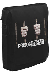 Prison Break - Behind the Bars Unisex Siyah Postacı Çanta