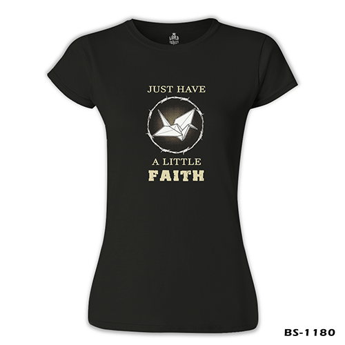 Prison Break - Little Faith Siyah Kadın Tshirt