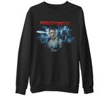 Prison Break - Night Break Siyah Erkek Kalın Sweatshirt