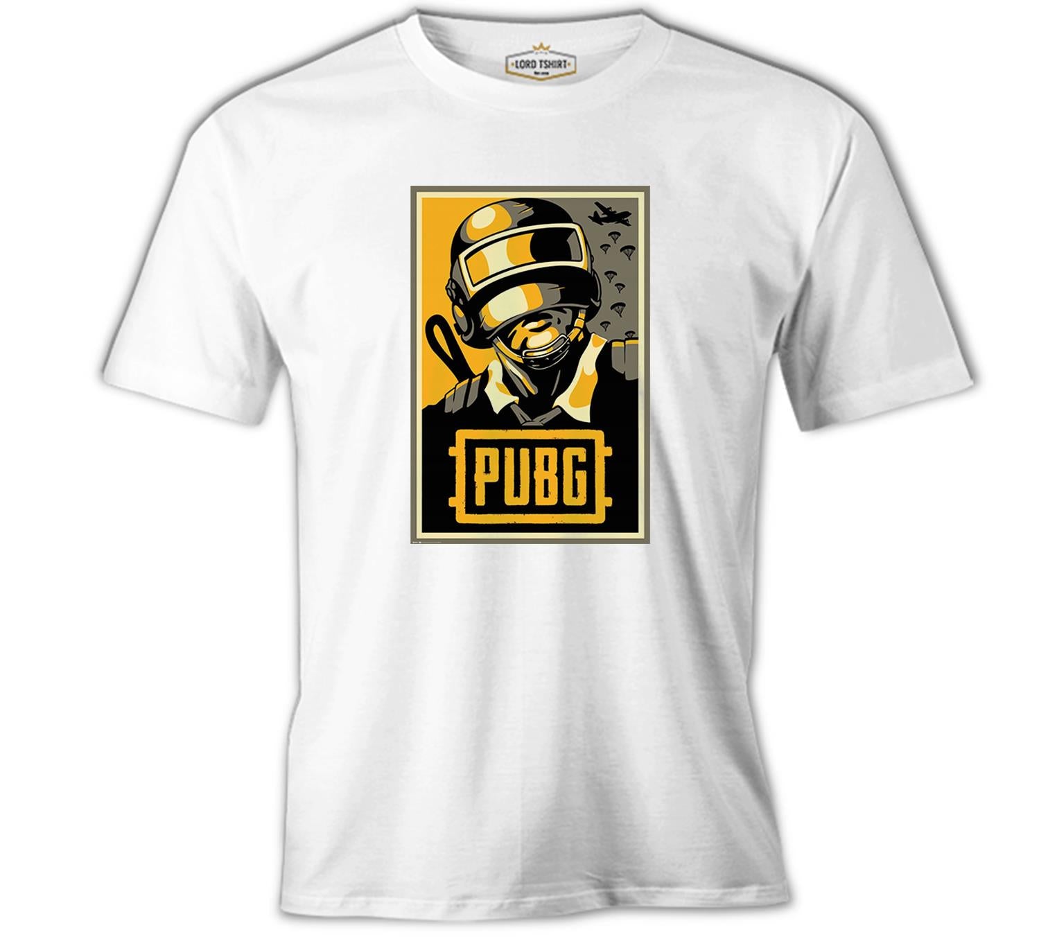 PUBG - Hope White Men's Tshirt 