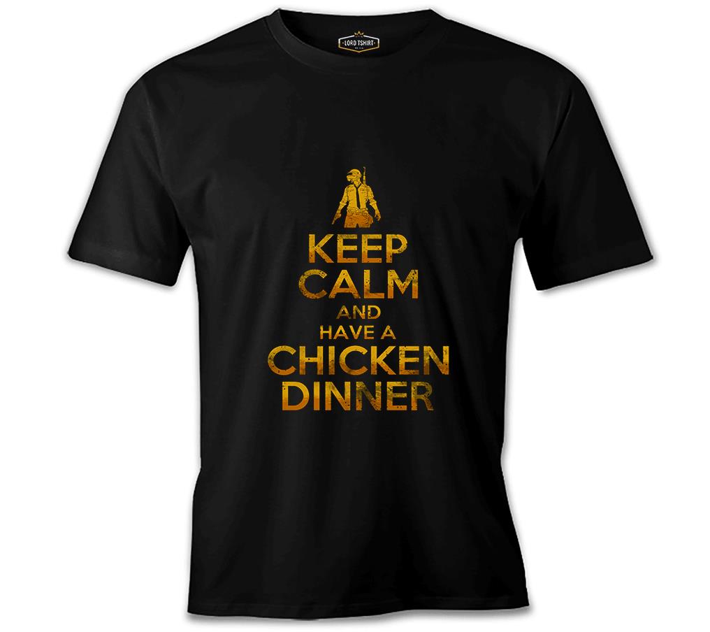 PUBG - Keep Calm Black Men's Tshirt