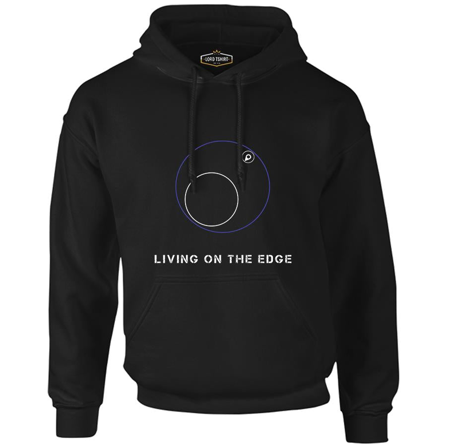 PUBG - Living on the Edge Black Men's Zipperless Hoodie