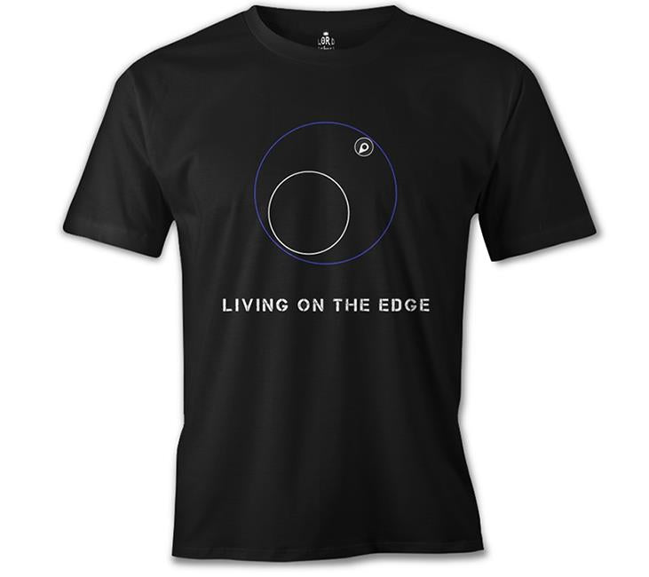 PUBG - Living on the Edge Siyah Erkek Tshirt