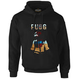 PUBG - Red Storm Black Men's Zipperless Hoodie