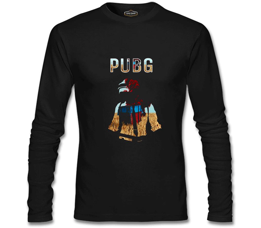 PUBG - Red Storm Siyah Erkek Sweatshirt