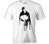 Punisher - Cut White Men's Tshirt