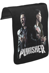 Punisher - Fight Unisex Siyah Tak-Çıkar Postacı Çanta Kapağı CK-1643