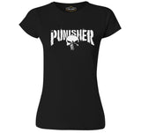 Punisher - Logo Ban Siyah Kadın Tshirt