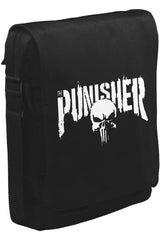 Punisher - Logo Ban Unisex Siyah Postacı Çanta