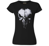 Punisher - Logo Punch Siyah Kadın Tshirt