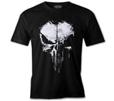 Punisher - Logo Punch Black Men's Tshirt