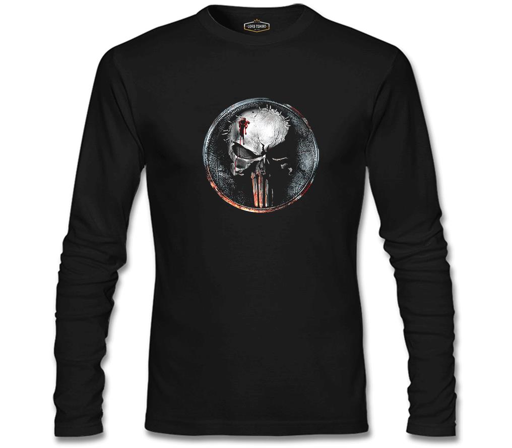 Punisher - Logo Shot Siyah Erkek Sweatshirt
