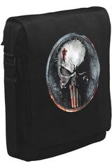 Punisher - Logo Shot Unisex Siyah Postacı Çanta
