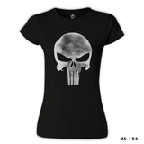 Punisher - Logo Siyah Kadın Tshirt