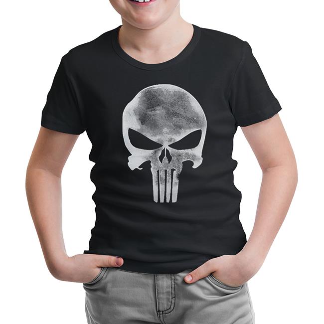 Punisher - Logo Siyah Çocuk Tshirt