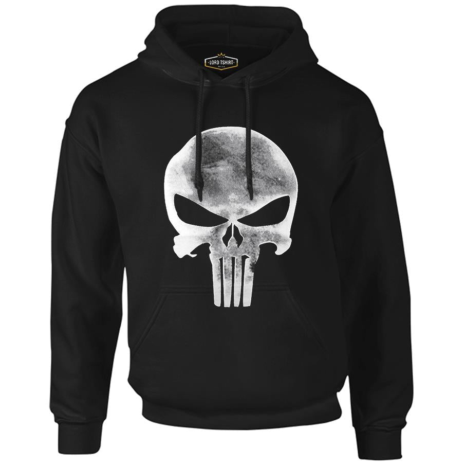 Punisher - Logo Black Men's Zipperless Hoodie