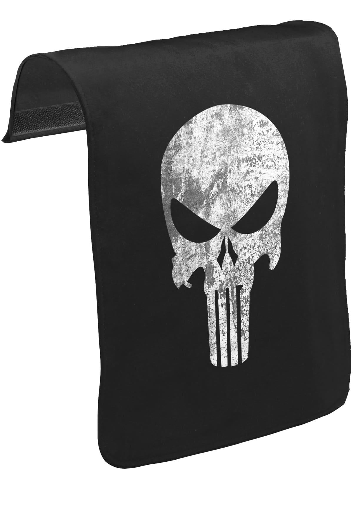 Punisher  Unisex Siyah Tak-Çıkar Postacı Çanta Kapağı CK-140