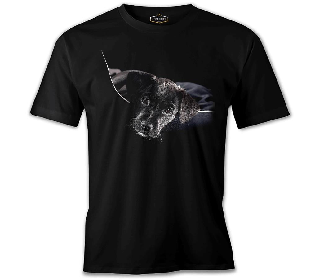 Puppy Black Men's Tshirt