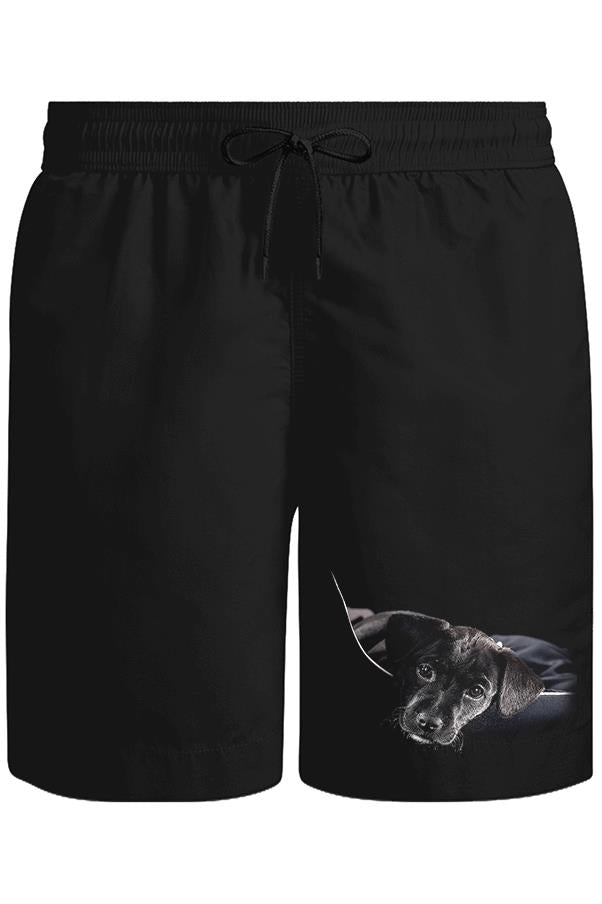 Puppy Unisex Siyah Şort