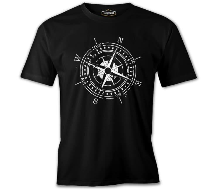 Compass II Black Men's Tshirt