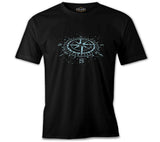 Compass Black Men's Tshirt