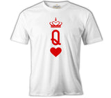 Q - The Queen White Men's T-Shirt