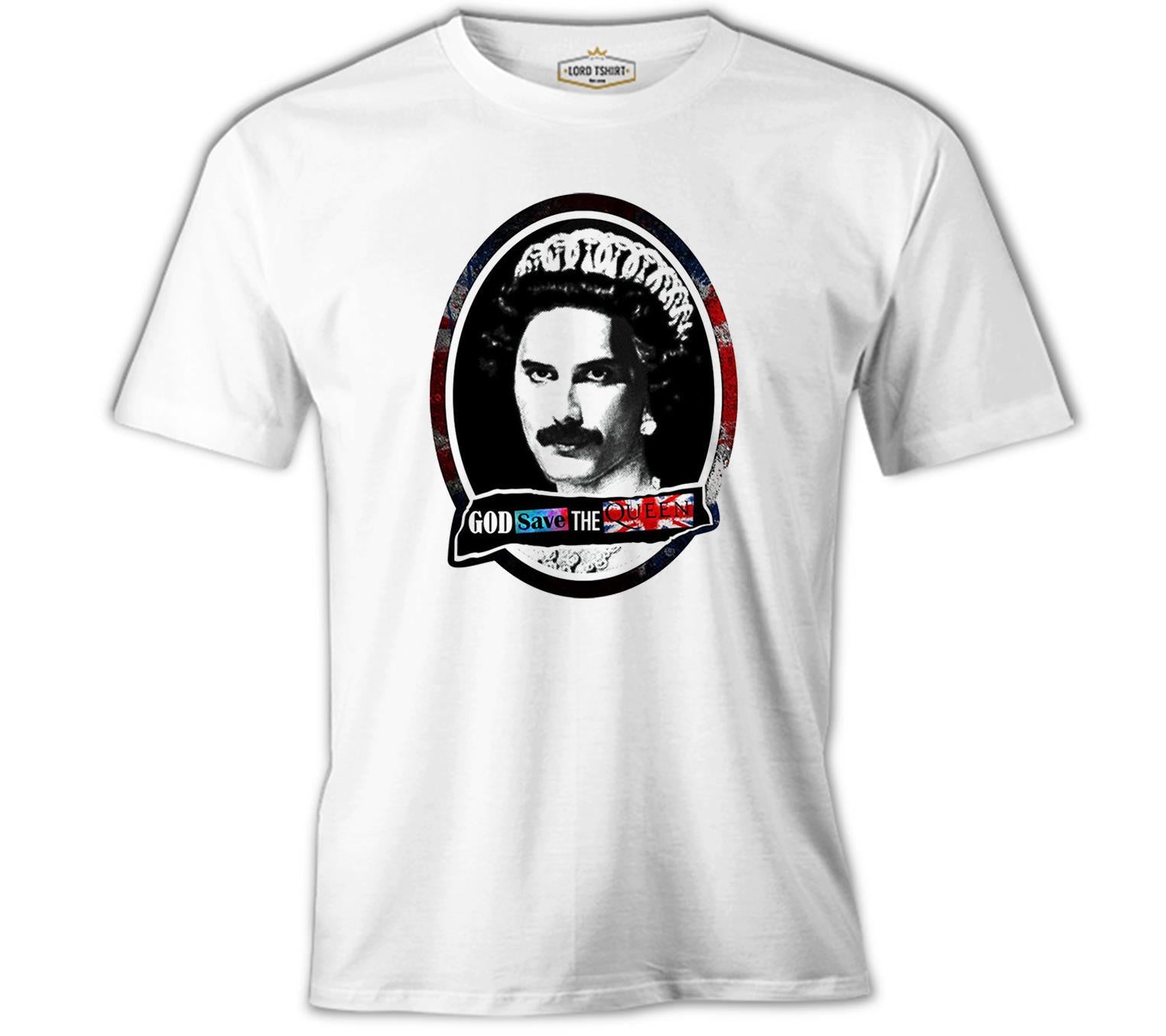 Queen - God Save White Men's T-Shirt 