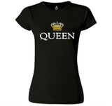 Kraliçe - Queen Siyah Bayan Tshirt